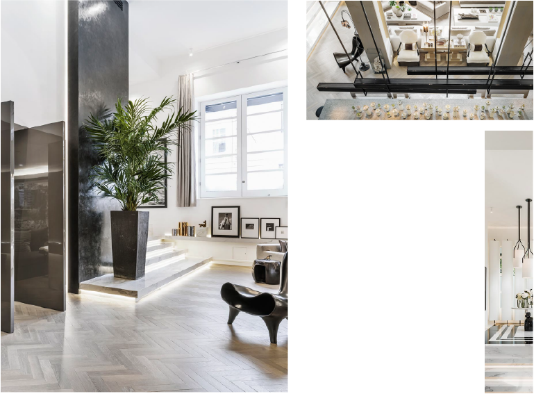 fotografía de los trabajos por kelly hoppen