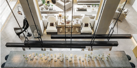 fotografía de los trabajos por kelly hoppen